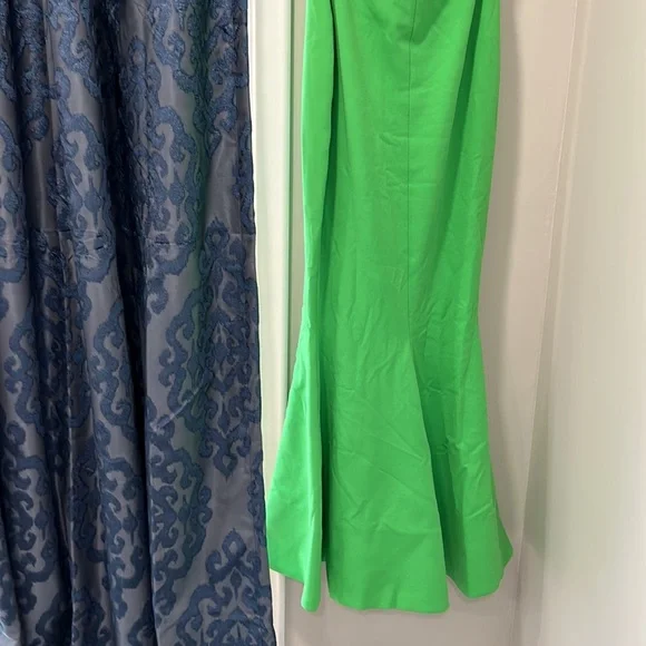 Solace london green halter open back maxi lime green - Picture 2 of 9